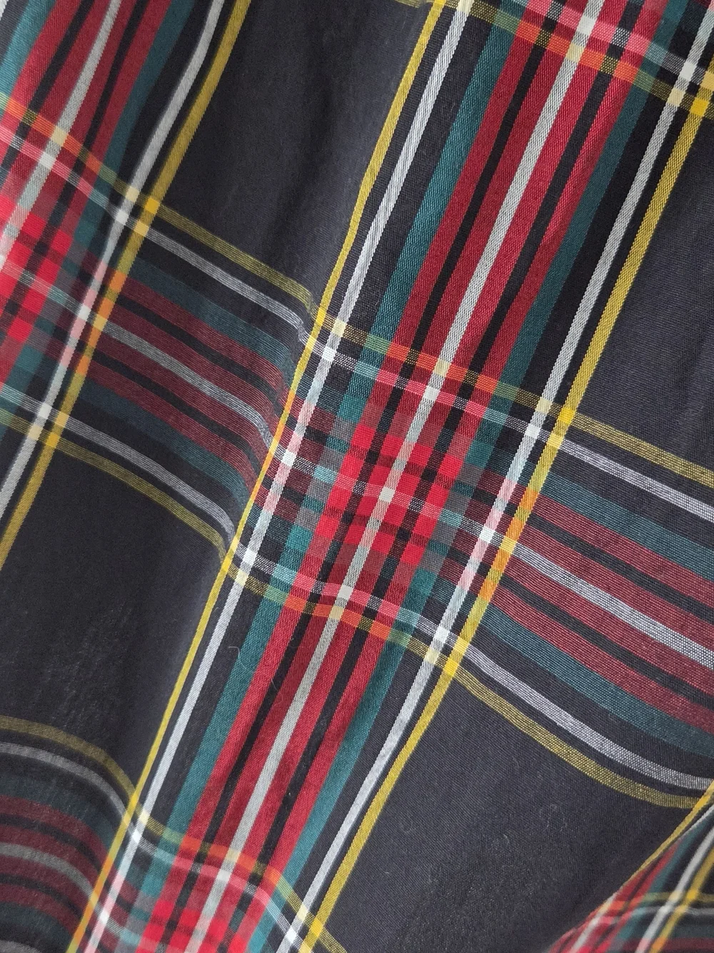 J. Crew Plaid Smocked Poplin Top